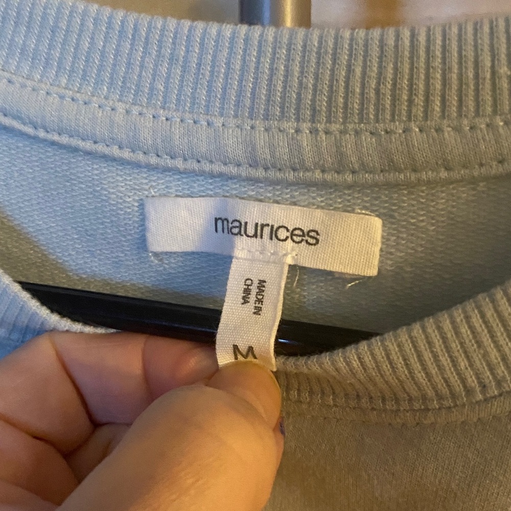 Maurices Soft Blue sweatshirt